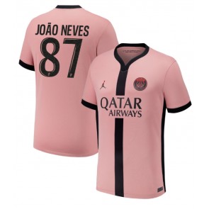 Paris Saint-Germain Joao Neves #87 Tredjetröja 2024-25 Kortärmad